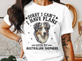 Dog T Shirt Sorry I Can39t I Have Plans With My Australian Shepherd Women39s Ladyfit Dog Lovers TShirt Cute Dog Owner Tee Graphic Tee – Fan Favorite · Great Gift For Fans