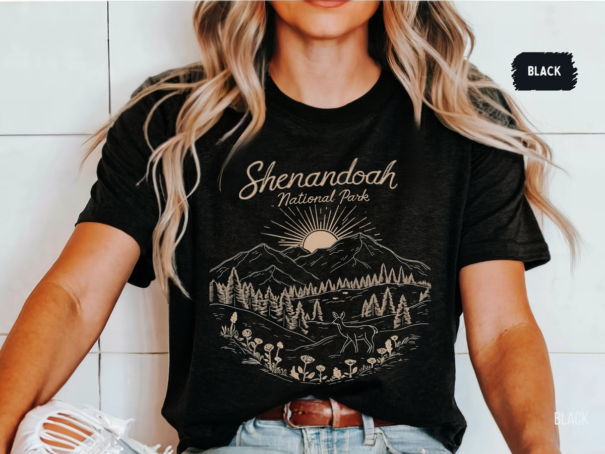 Shenandoah National Park Shirt Virginia shirt Shenandoah Park tshirt National Park Gifts Oversized Tee Mountains Appalachian Trail Tee Graphic Tee – Feel-Good Design · Must-Have Style