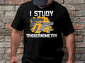 I Study Triggernometry T Shirt Funny Gun Lover Gift Shirt Cool Firearm Enthusiast T Shirt Unique Shooting Range Tee Graphic Tee – Bold Style · Great Gift For Fans