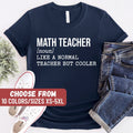 Math Teacher Shirt New Math Teacher Gift Funny Math Teacher TShirt Mathematics Teacher Appreciation Math Teacher Graphic Tees Graphic Tee – Everyday Comfort · Perfect For Daily Wear