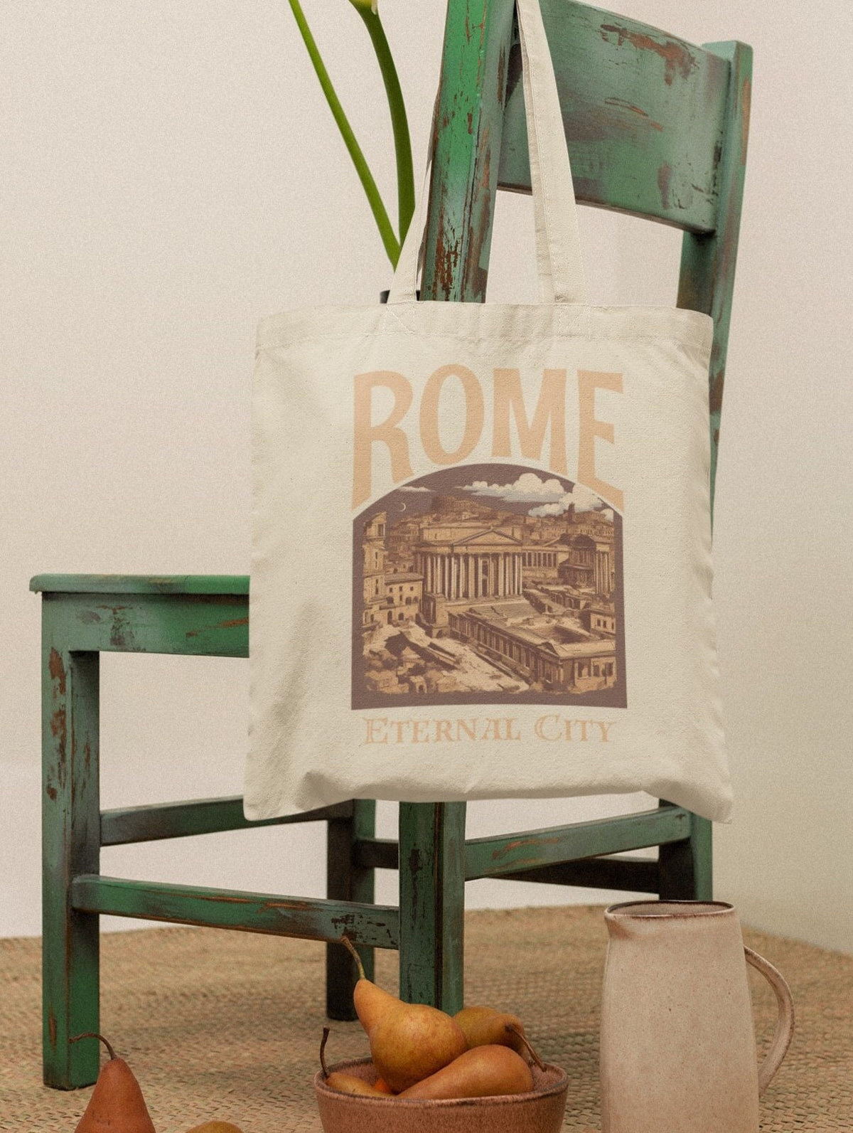 Rome Tote Bag Gift Womens Italy Shopping Carryall Eternal City Tote Bag – Fan Favorite · Top Pick For Any Outfit