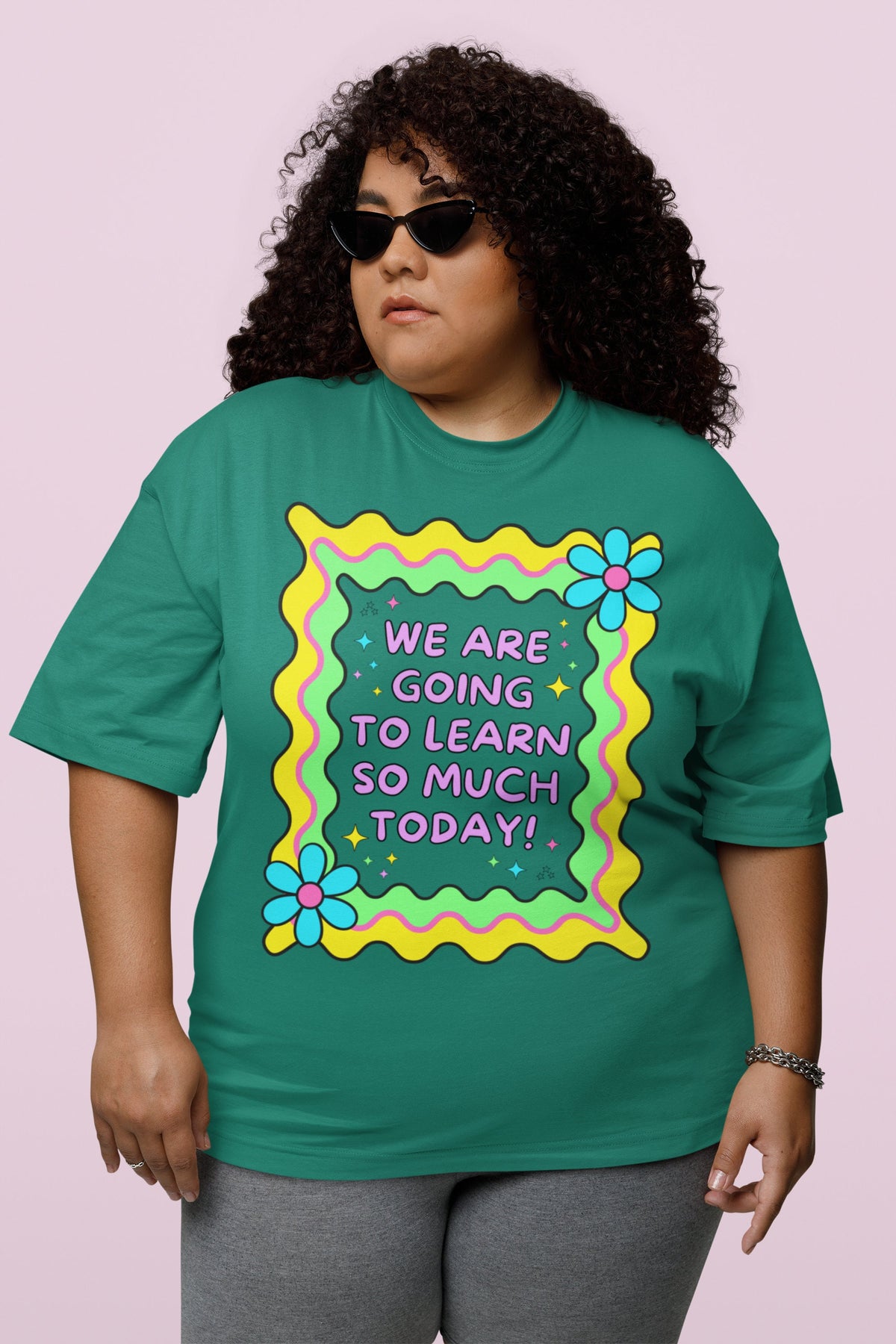 Retro Teacher TShirt with Cute Groovy Aesthetic We Are Going To Learn So Much Today Colorful Kindergarten Teacher Tee Second Grade Shirt Graphic Tee – Fan Favorite · Must-Have Style