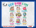 Teacher God Says I Am Png Teacher Bible Verse Png Teacher Christian Png Teacher Back To School Png Doodles Teacher Teaching God Says Png Graphic Tee – Fan Favorite · Trending Graphic Apparel