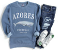 Azores Portugal Whale Beach Crewneck Sweatshirt Gift Sweatshirt – Cozy Vibes · Great Gift For Fans