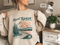 Mount Rainier National Park Sweatshirt Vintage Washington Sweatshirt Mount Rainier National Park gifts Mount Rainier Souvenir Hiking shirt Sweatshirt – Easygoing Wear · Top Pick For Any Outfit