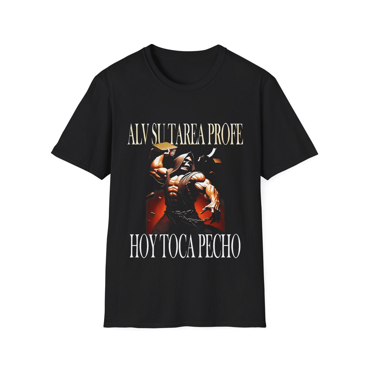 Alv Su Tarea Profe Hoy Toca PechoCamiseta de Calavera para Gimnasio Camiseta con Diseo de Calavera Camiseta Fit con Calavera Graphic Tee – Everyday Comfort · Top Pick For Any Outfit