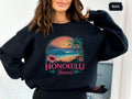 Honolulu Hawaii Sweatshirt Retro Hawaii Crewneck Beach Sweatshirt Vintage Sweatshirt Sunset Sweatshirt Summer Sweatshirt Honolulu Sweater Sweatshirt – Easygoing Wear · Must-Have Style