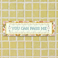 Cute Slow Driver Bumper Sticker You Can Pass Me Eclectic Grandma Vibes 16th Birthday Boho Retro Flowers Anxious Driver Vinyl Car Decal Graphic Tee – Soft Feel · High-Quality Print