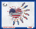 Grandma Fireworks Heart Png Independence Day Png Grandma39s Nana39s Mimi39s Little Firecrackers 4th of July Patriotic USA American Flag Png Graphic Tee – Premium Graphic · Perfect For Daily Wear