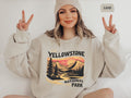 Yellowstone SweatShirt Vintage Yellowstone National Park Sweater Montana Vintage Inspired gift Yellowstone Wyoming National Park Souvenir Sweatshirt – Everyday Comfort · Top Pick For Any Outfit