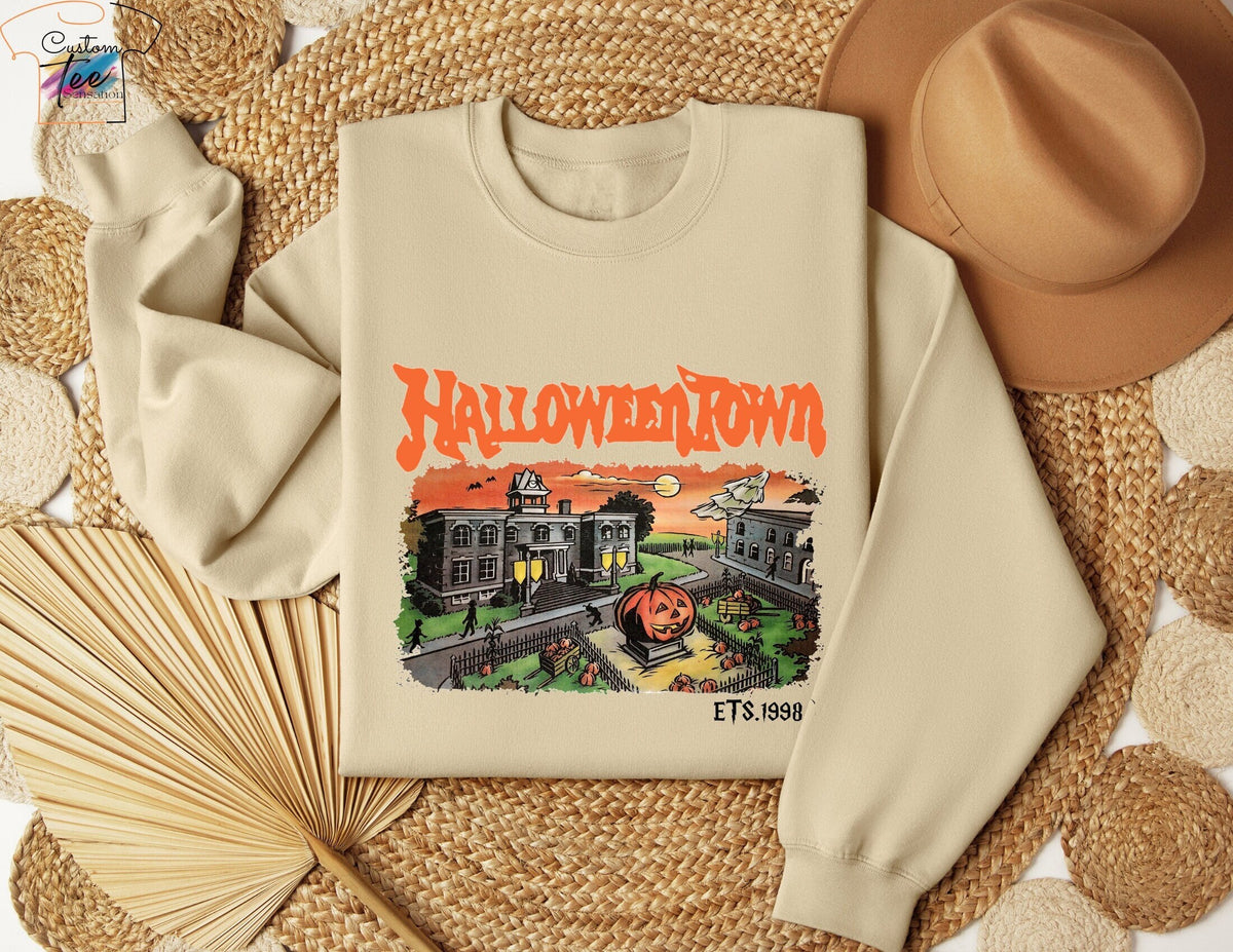 Halloweentown University Halloweentown Sweatshirt Halloweentown Est 1998 Sweatshirt Fall Sweatshirt 2025 Halloween Sweatshirt Sweatshirt – Warm & Stylish · Great Gift For Fans
