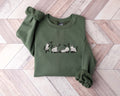 Embroidered Ghost Cat Sweatshirt Embroidered Halloween Shirt Halloween Ghost Cat Sweatshirt Funny Halloween Shirt Halloween Sweatshirt Sweatshirt – Bold Style · Must-Have Style