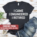 Funny Engineer TShirt Engineer Shirt Engineer Tee Gift For Engineer Christmas Engineer Retirement Gift Tee Engineering Retirement Shirt Graphic Tee – Aesthetic Look · High-Quality Print