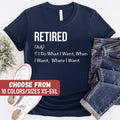 Funny Retired Shirt Retirement Tees Custom Retirement Gifts Cute Retired Shirts Teacher Retirement Outfit Retiree Shirts Cute Retire Graphic Tee – Feel-Good Design · Top Pick For Any Outfit