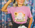 Funny Animal Lover Shirt Positive Affirmation Silly 90s Aesthetic Tee with Flowers Your Grandma Would Love Second Grade Teacher TShirt Graphic Tee – Easygoing Wear · High-Quality Print