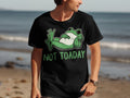 Funny Lazy Frog TShirt Not Today Cute Animal Design Relaxed Frog Graphic Tee Funny Animal Shirt Comfort Tee for Frog Lovers Graphic Tee – Warm & Stylish · Top Pick For Any Outfit