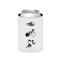 Triathlon Logo Style Can Cooler Triathlon Drink Koozie Triathlete Drink Holder Sports Can Cooler Triathlon Accessories Triathlete gifts Graphic Tee – Warm & Stylish · Great Gift For Fans