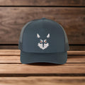 Embroidered Husky Hats Embroidered Dog Hat Husky Trucker Hat Cute Husky Cap Animal Lover Hat Gift For Animal Lover Wildlife Hat Graphic Tee – Premium Graphic · Perfect For Daily Wear