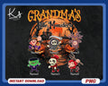 Halloween Grandma Mama Png Personalized Nana And Kids Names Shirt Png Custom Halloween Mimi Png Custom Monsters Png Family Halloween Png Graphic Tee – Cozy Vibes · Great Gift For Fans