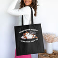 Lazy Design Tote Bag for Lazy People Funny Workout Cat Tote Kinda Wanna Workout Kinda Wanna Take A Nap Cute Cat Gift Bag Tote Bag – Cozy Vibes · Trending Graphic Apparel
