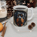 Coffee Mug Rottweiler Dog Funny Pet Dog Lover Gift Animal Print Mug Cute Rottweiler Design Mug Coffee Mug for Dog Owners Pet Lovers Gift Graphic Tee – Cozy Vibes · Perfect For Daily Wear