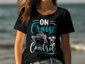 On Cruise Control Womens Ladyfit TShirt Perfect For Cruise Holiday Stylish Cruise Vacation Tee Fun Cruise Trip Shirt For Women Graphic Tee – Feel-Good Design · Top Pick For Any Outfit