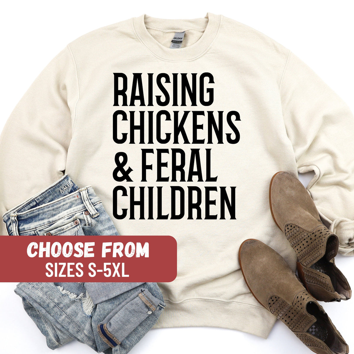 Funny Chicken Sweatshirt Chicken Sweater Chicken Gift Farm Shirt Farm Family Shirt Farm Tees Chicken Owner Funny Farmer Shirt Sweatshirt – Warm & Stylish · Great Gift For Fans