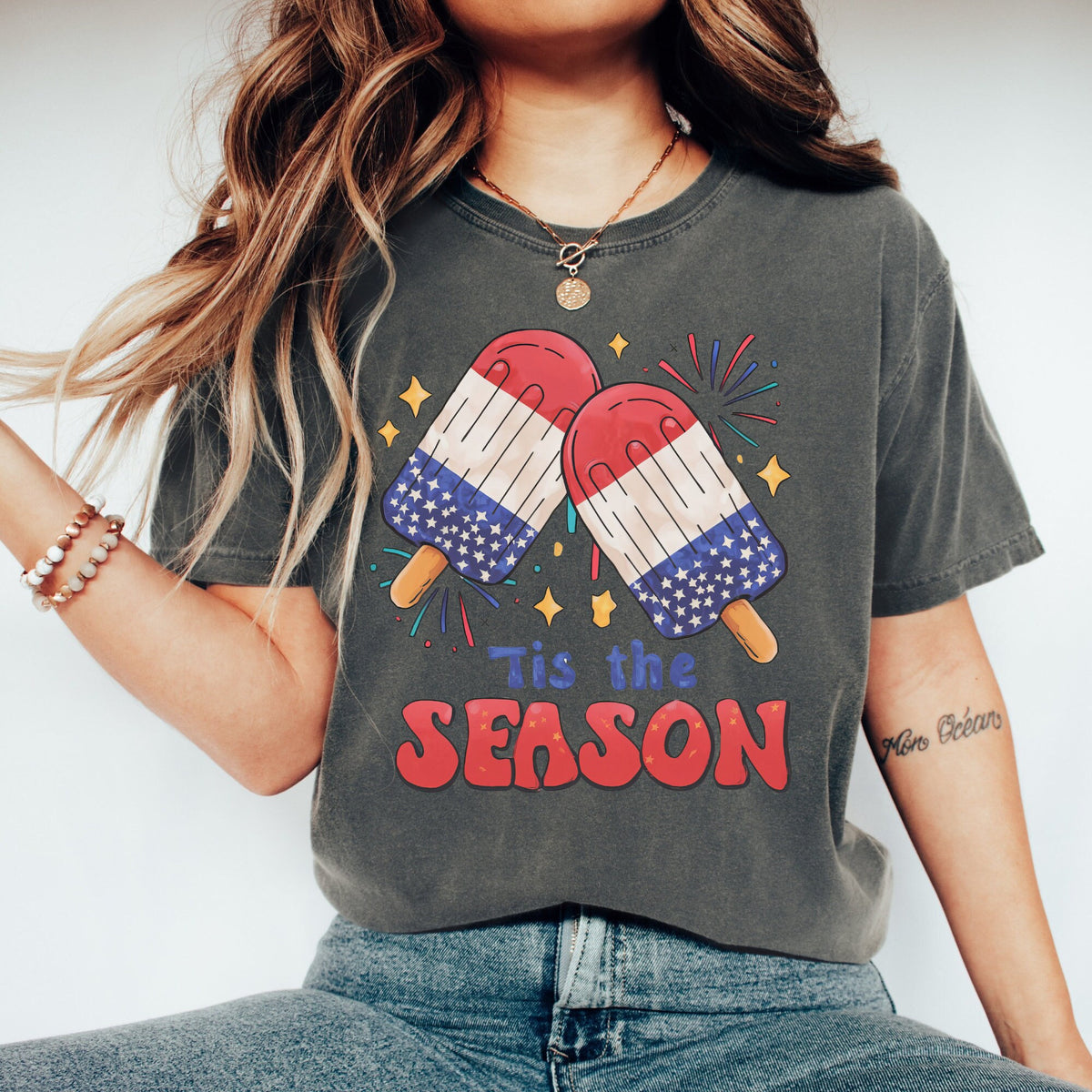 Tis The Season Bomb Pop Shirt Retro America Shirt Retro July 4th Independence Day Usa Patriotic Tee 4th of July Party TShirt Graphic Tee – Easygoing Wear · Top Pick For Any Outfit