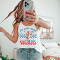 I39m Just Here for The Wieners Tank Top Just Here for the Wieners Tank Funny July 4th Tank Tank Top – Soft Feel · Top Pick For Any Outfit