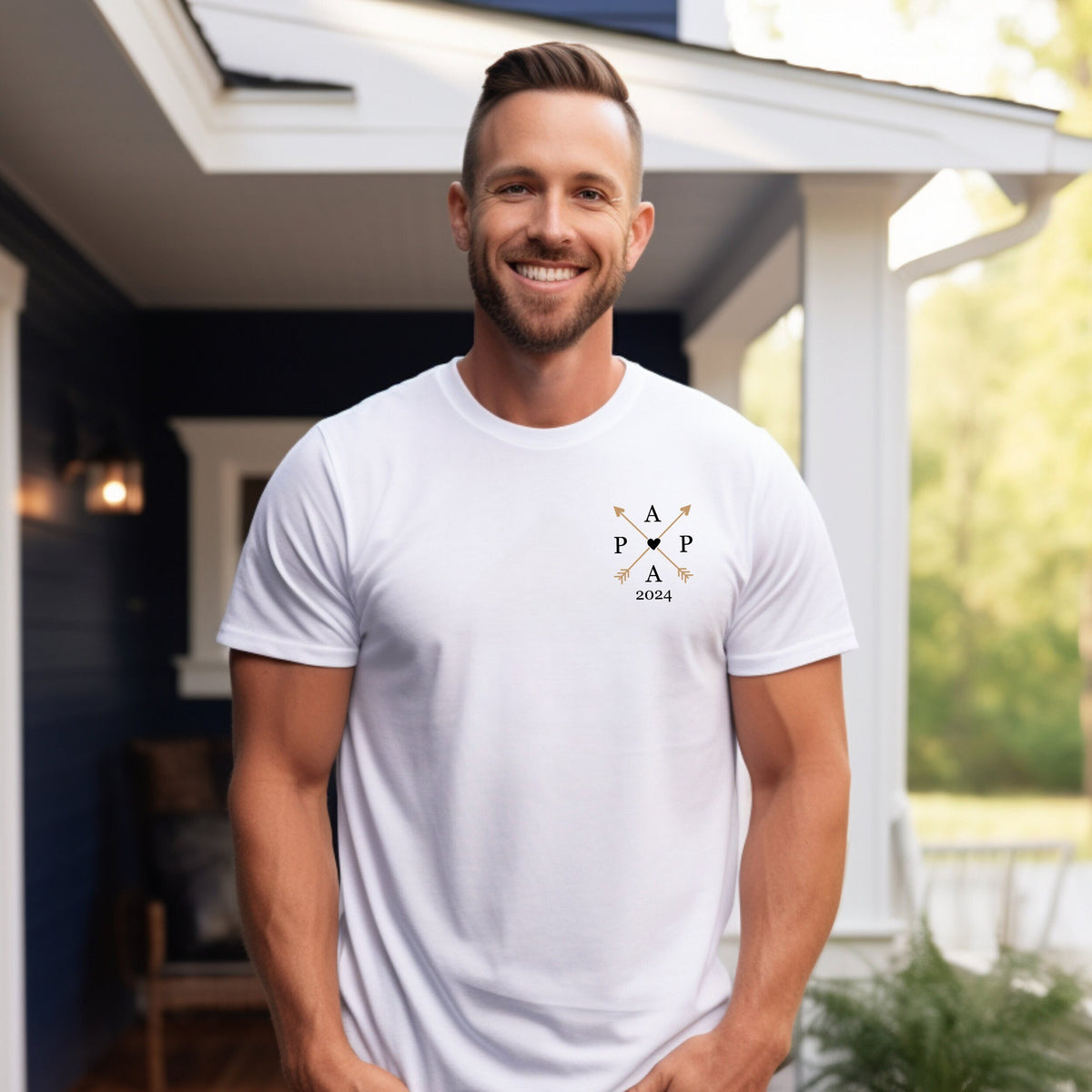 Papa T ShirtVater Geburtstag GeschenkFamilien OutfitPersonalisiertes Vater ShirtMama Geschenkideegeschenke fr werdende vter Graphic Tee – Soft Feel · Great Gift For Fans
