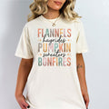 Comfort Colors Flannels Hayrides Pumpkin Sweaters Bonfires Fall Vibes Tis The Season Autumn Tshirt Graphic Tee – Feel-Good Design · Top Pick For Any Outfit
