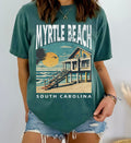 Retro Myrtle Beach South Carolina Tshirt Gift Tee Garment Dyed Apparel Graphic Tee – Warm & Stylish · Top Pick For Any Outfit