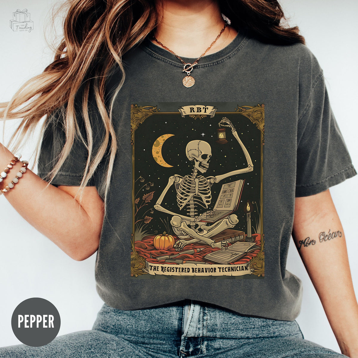 Registered Behavior Technician ShirtRBT Skull Tarot ShirtAba Therapist GiftCute Behavior Analyst TshirtBcba Skeleton Tee Graphic Tee – Feel-Good Design · Top Pick For Any Outfit