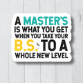 Master Degree Stickers Graduate School Sticker Master39s Student Sticker Grad Student Sticker Master39s Degree Gift Graduation Party Graphic Tee – Bold Style · Must-Have Style