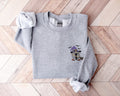 Embroidered Witch Sweatshirt Embroidered Halloween Shirt Halloween Gnome Sweatshirt Funny Halloween Shirt Halloween Sweatshirt Sweatshirt – Aesthetic Look · Perfect For Daily Wear