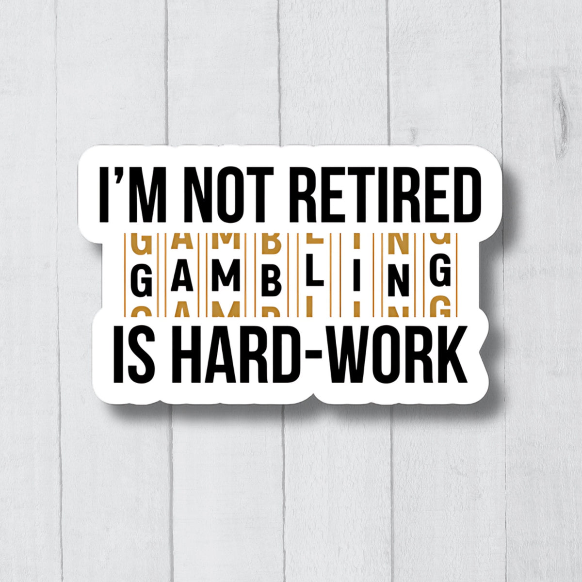 Gambling Sticker Casino Decal Poker Sticker Slot Machine Sticker Vinyl Stickers Gambling Gifts Betting Stickers Waterproof Sticker Graphic Tee – Fan Favorite · High-Quality Print