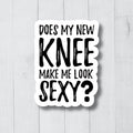 Knee Surgery Sticker Orthopedic Decal Medical Sticker Knee Replacement Gift Knee Surgery Decal Knee Injury Sticker Knee Vinyl Sticker Graphic Tee – Aesthetic Look · Perfect For Daily Wear