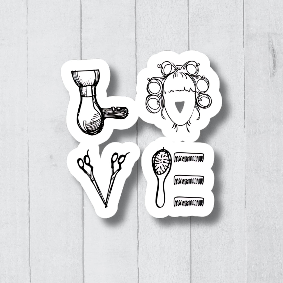 Hairstylist Stickers Funny Hair Stylist Sticker Hairdresser Gift Hairdresser Stickers Hairstylist Gift Hairdresser Decals Hair Salon Graphic Tee – Premium Graphic · High-Quality Print