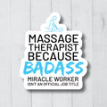 Massage Therapist Sticker Massage Therapy Decal Spa Stickers Massage Gift Massage Vinyl Sticker Spa Decor Massage Therapy Stickers Graphic Tee – Easygoing Wear · High-Quality Print