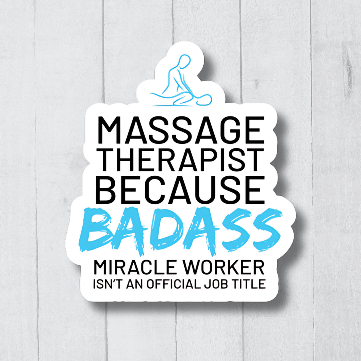 Massage Therapist Sticker Massage Therapy Decal Spa Stickers Massage Gift Massage Vinyl Sticker Spa Decor Massage Therapy Stickers Graphic Tee – Easygoing Wear · High-Quality Print