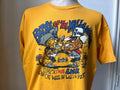 Vintage 1999 Battle Of The Millennium West Meets East Football Yellow TShirt Size XL Graphic Tee – Premium Graphic · High-Quality Print