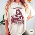 Book Lover Shirt Romance Reader Book Club Tshirt Retro Reading Tshirt Bookworm Tee Book Addict Gift for Her Graphic Tee – Aesthetic Look · High-Quality Print