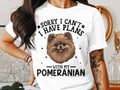 Dog T Shirt Sorry I Can39t I Have Plans With My Pomeranian TShirt Womens Ladyfit Dog Lovers Tee Funny Pomeranian Dog Shirt Cute Dog Mom Gift Graphic Tee – Feel-Good Design · Trending Graphic Apparel