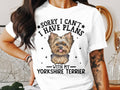 Dog T Shirt Sorry I Can39t I Have Plans With My Yorkshire Terrier Womens Ladyfit Dog TShirt Dog Lover Gift T Shirt Cute Yorkshire Terrier Tee Graphic Tee – Premium Graphic · High-Quality Print
