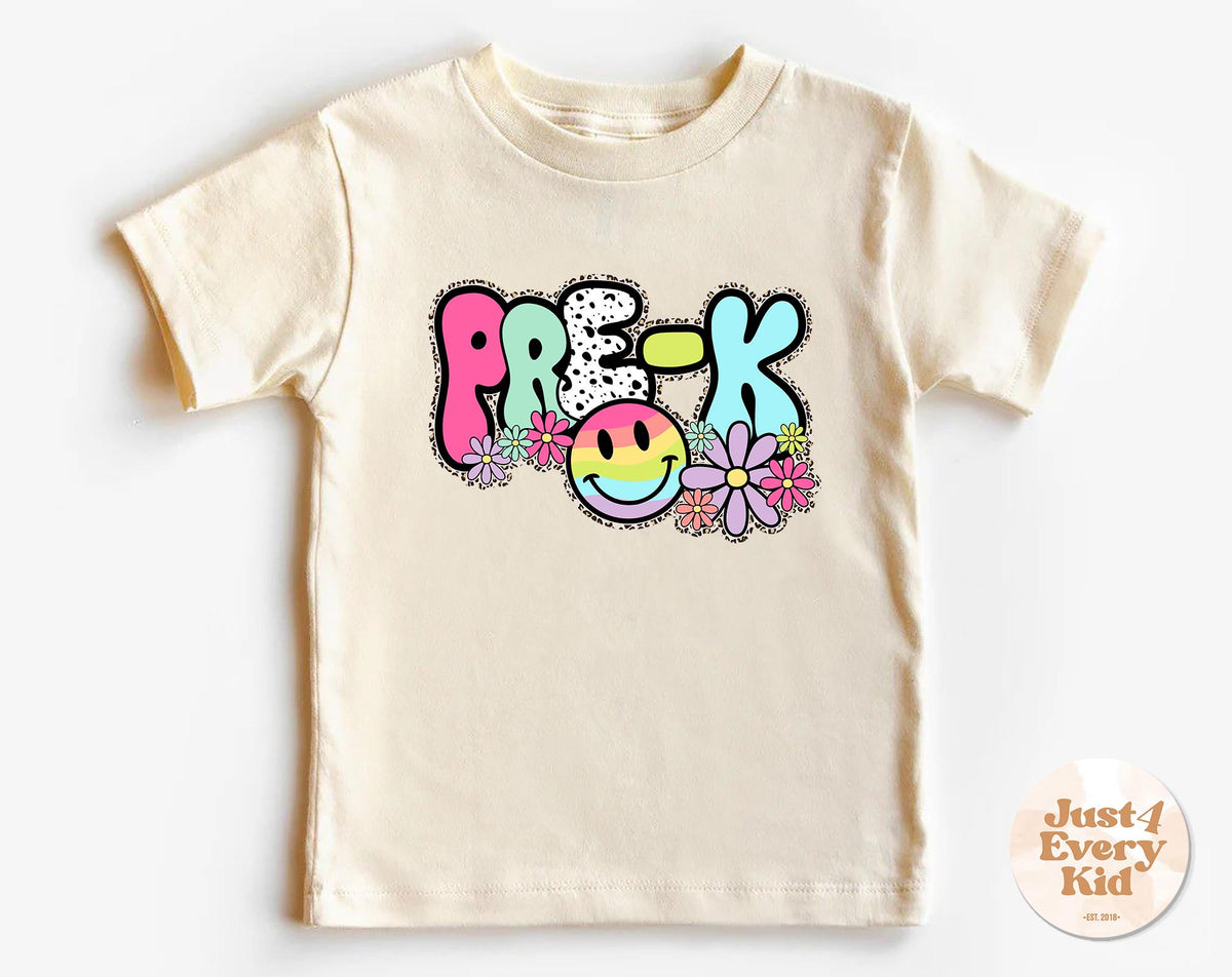 Pre K Shirt Back To School Shirts Hello Pre K Shirt Cute First Day of School Natural Shirt First Day Of School Shirt Toddler Shirt Graphic Tee – Bold Style · Great Gift For Fans