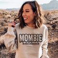 Mombie Like A Zombie But With Kids Sweatshirt Halloween Sweatshirt Halloween Gift Womens Halloween Sweatshirt Spooky Season Shirt Sweatshirt – Easygoing Wear · Perfect For Daily Wear