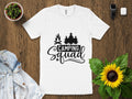 Camping Squad T Shirt Outdoor Adventure Tee Unisex Campfire Graphic Shirt Gift for Camper Nature Lover Outfit Forest Trees Design Graphic Tee – Bold Style · Must-Have Style