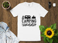 Camping Simulator T Shirt Forest and Campfire Graphic Tee Nature Adventure Shirt for Outdoors Enthusiasts Graphic Tee – Fan Favorite · High-Quality Print