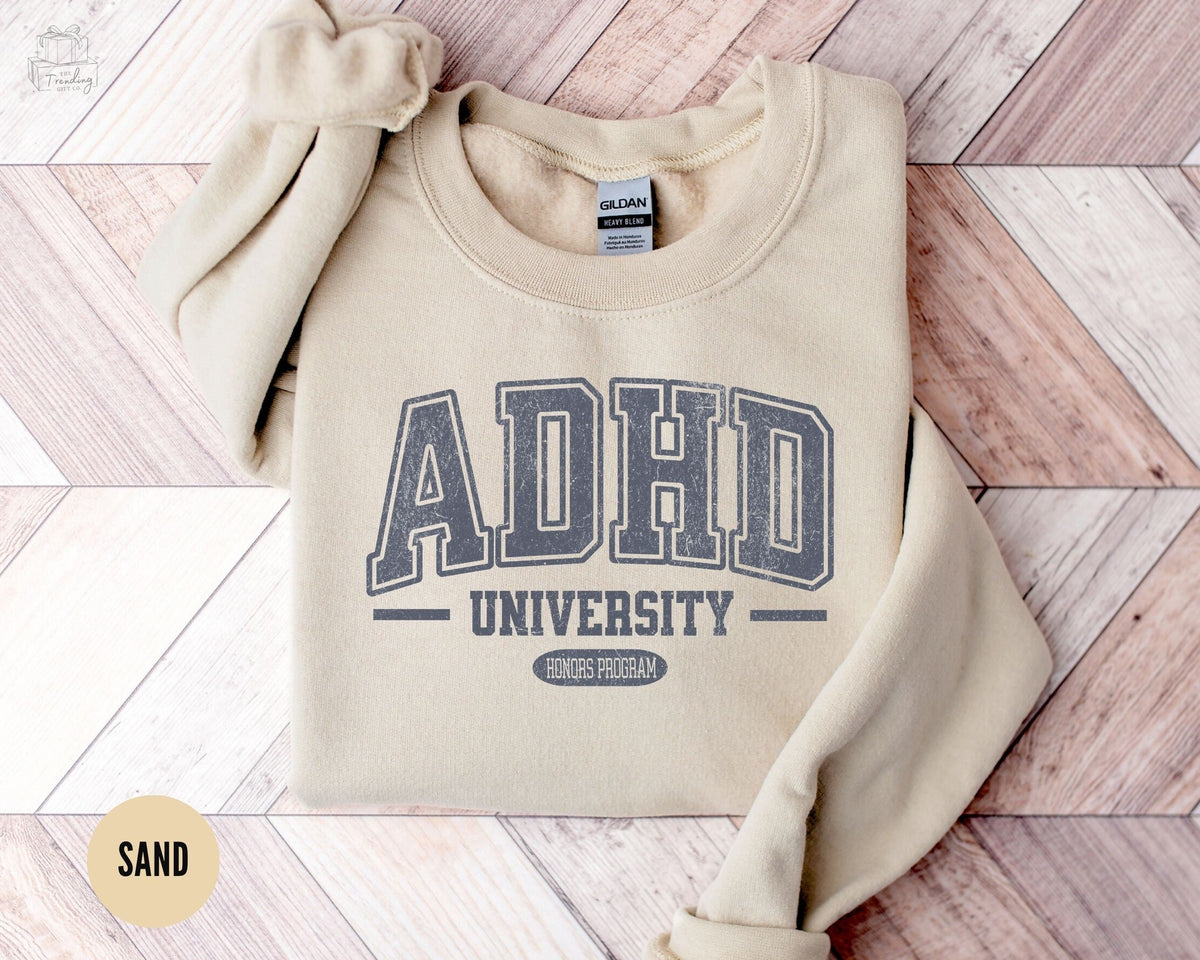 ADHD Shirt Neurodivergent Sweatshirt Autism Awareness AUDHD Inclusion Shirt Actually Autistic Neurotypical Gift Minds of All Kinds Sweatshirt – Soft Feel · Must-Have Style