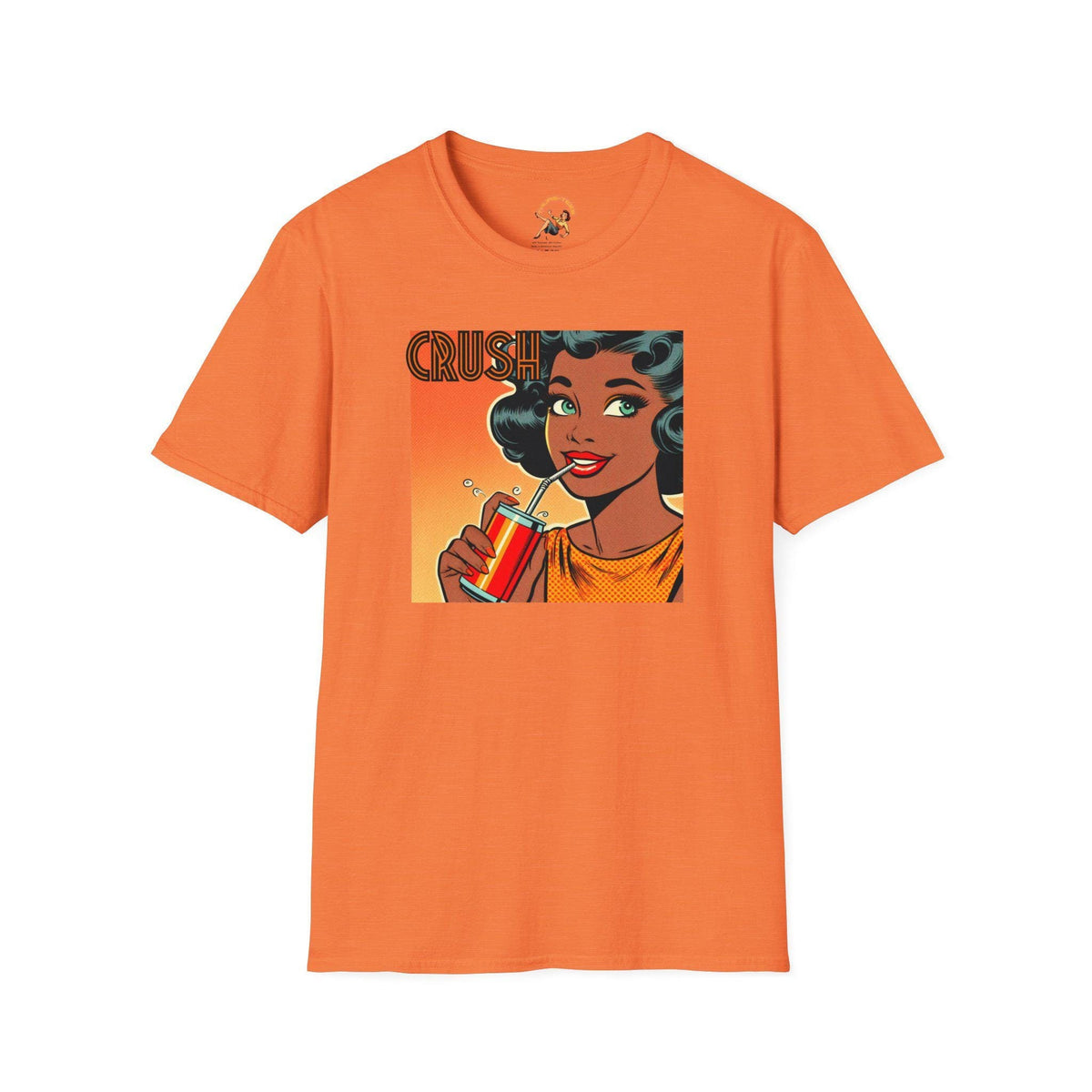 Orange Crush Soda Shirt Retro Comic Tee Vintage 5039s Comic T Shirt Soda Pop Summer Crush Graphic Tee – Fan Favorite · Must-Have Style